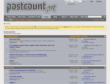 Tablet Screenshot of postcount.net